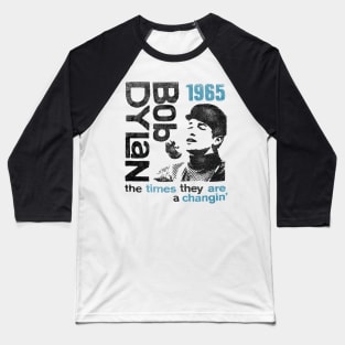Bob Dylan - 1965 Baseball T-Shirt